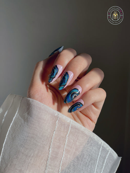 Sapphire Sprout - Nail Wraps